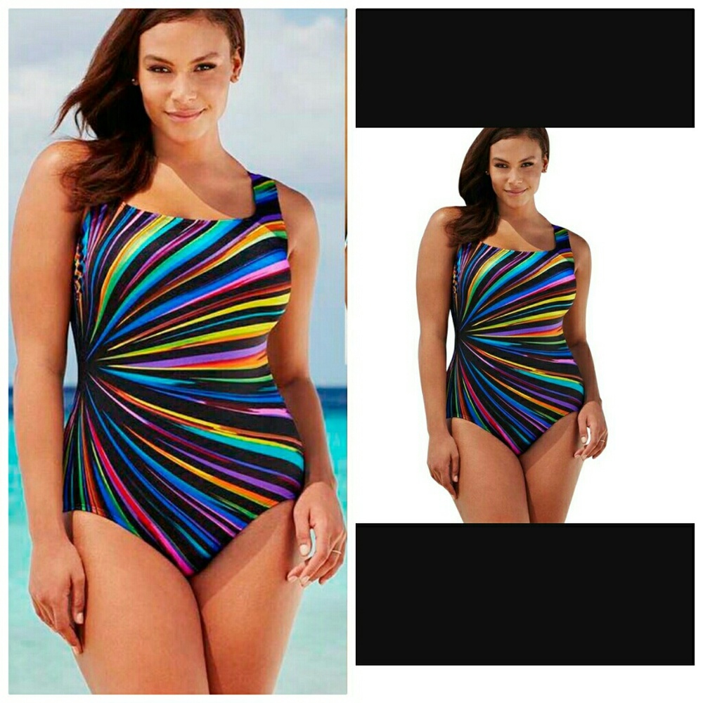 Plus Size Bikini Swimwear For Women One-Piece